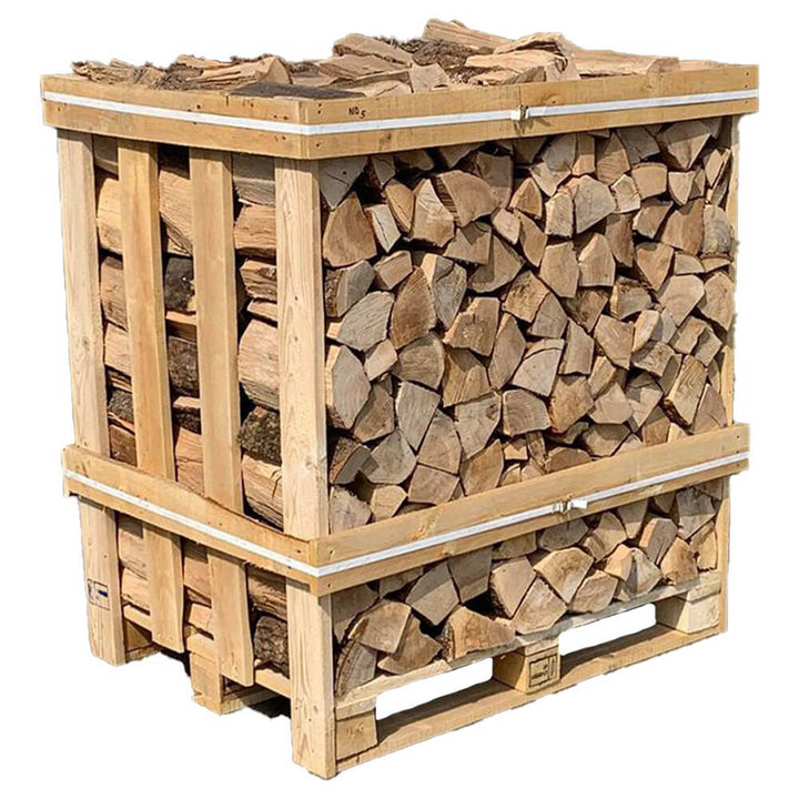 Leña de fresno secada al horno – caja de 1,17 m3
