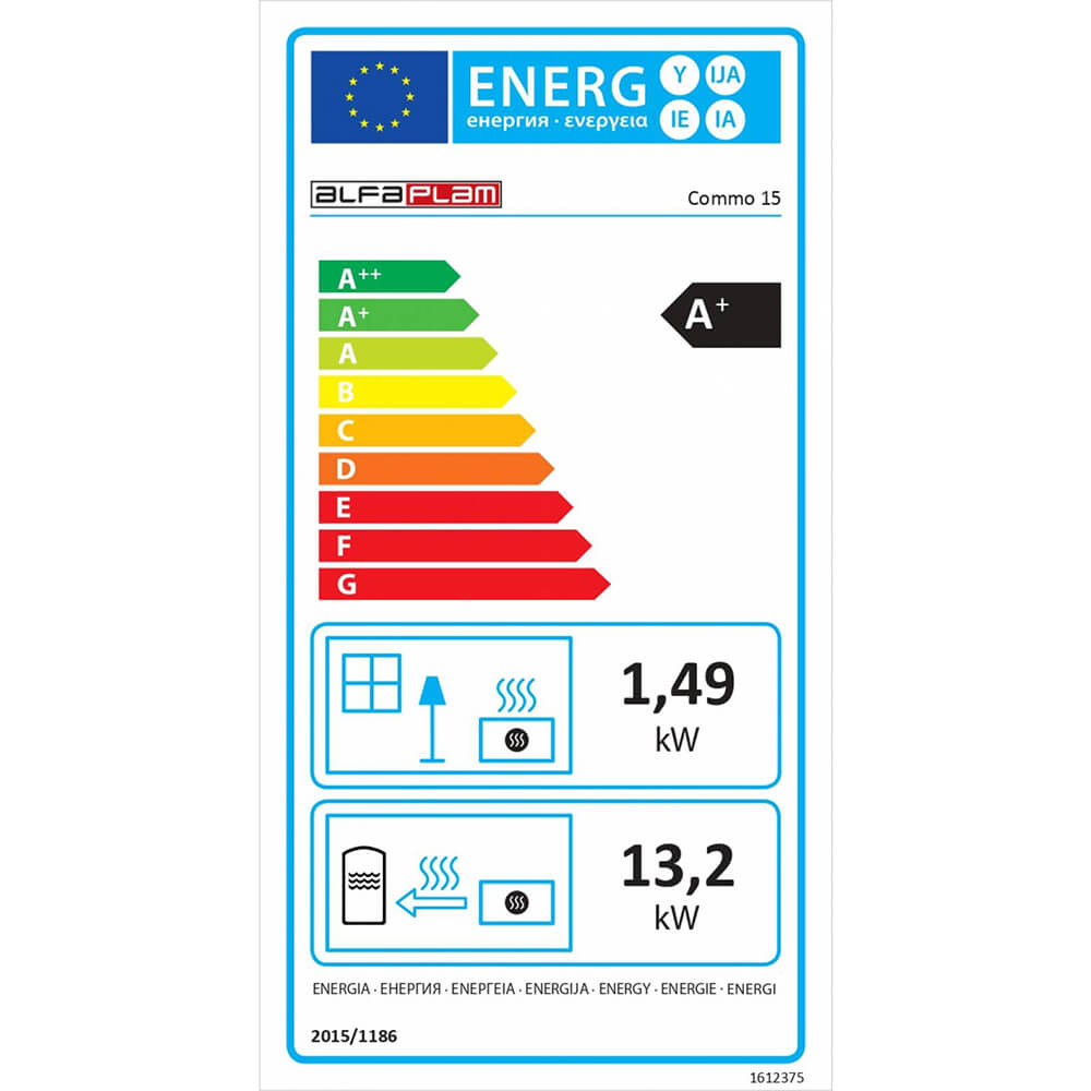 Pack de estufa de pellets Hydro Baracuda Commo + tubos de escape Poujoulat 15 kW