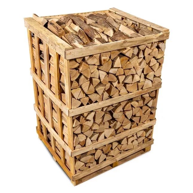 LEÑA – 40 CM – MEZCLA DE MADERAS DURA – PALET DE 2 M3 – 2,6 ESTÉREO